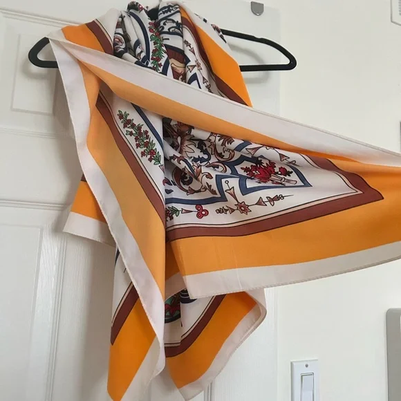 Colorful Patterned Scarf - Picture 2 of 4